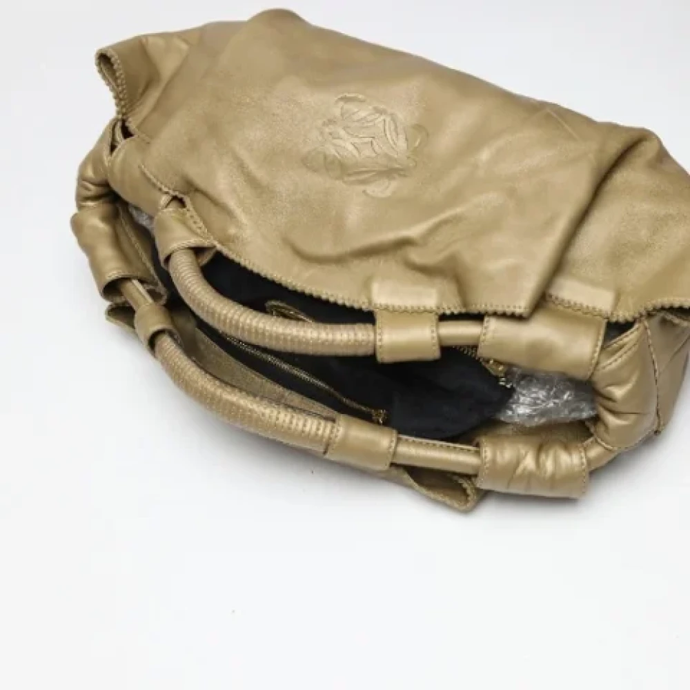 Loewe Pre-owned Fabric handbags Beige Dames