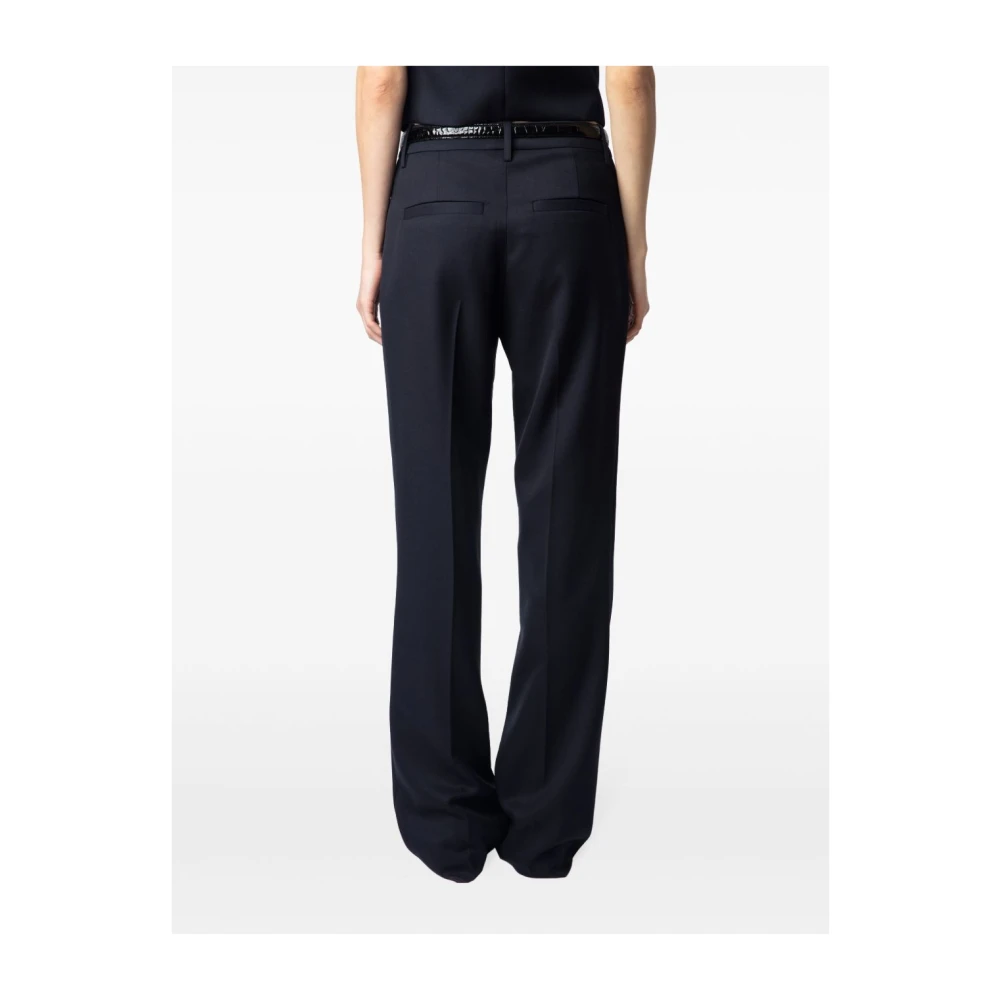 Zadig & Voltaire Pistol Grain de Poudre Broek Blue Dames