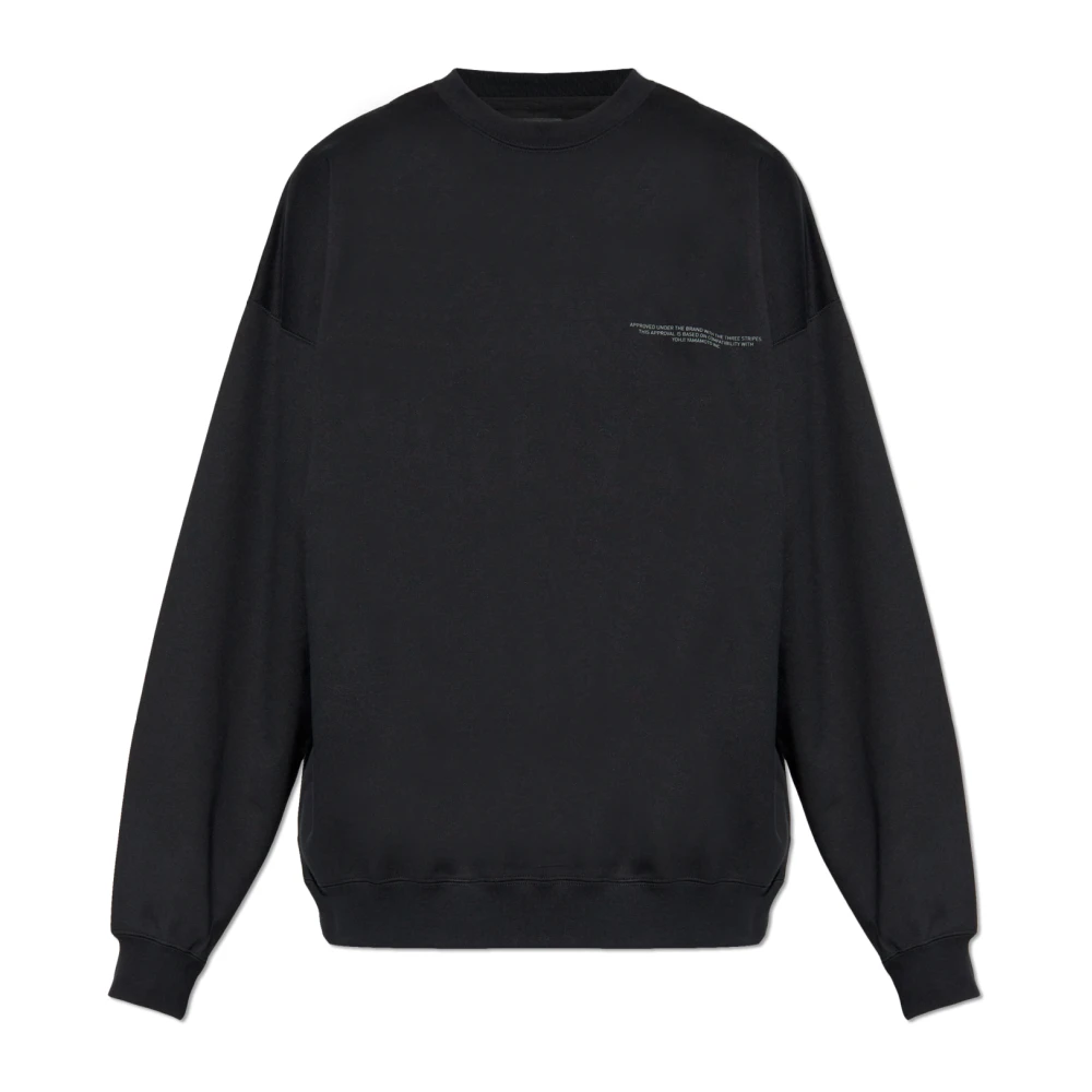 Y-3 Sweatshirt met bedrukt logo Black Unisex
