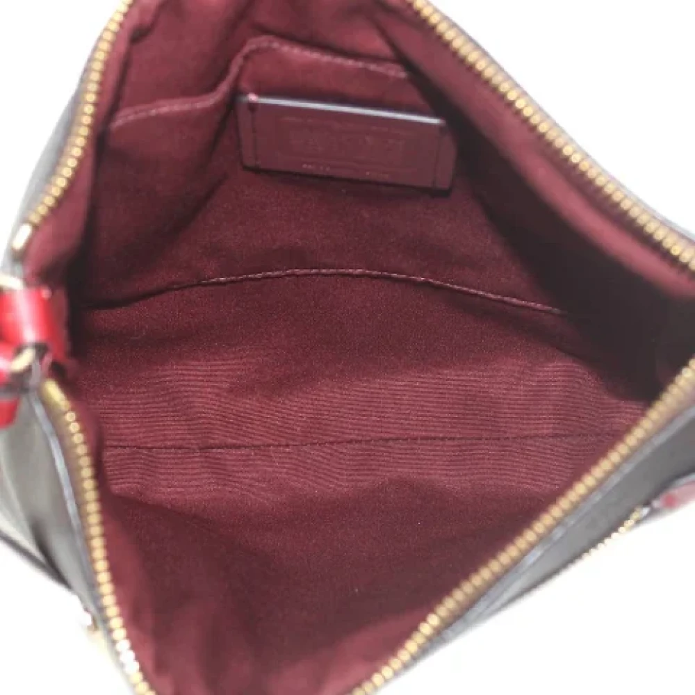 Coach Pre-owned Fabric shoulder-bags Brown Dames