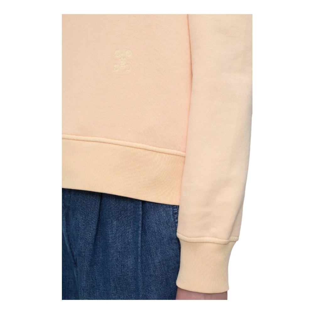 closed Oranje Sweatshirt met Ronde Hals Orange Dames