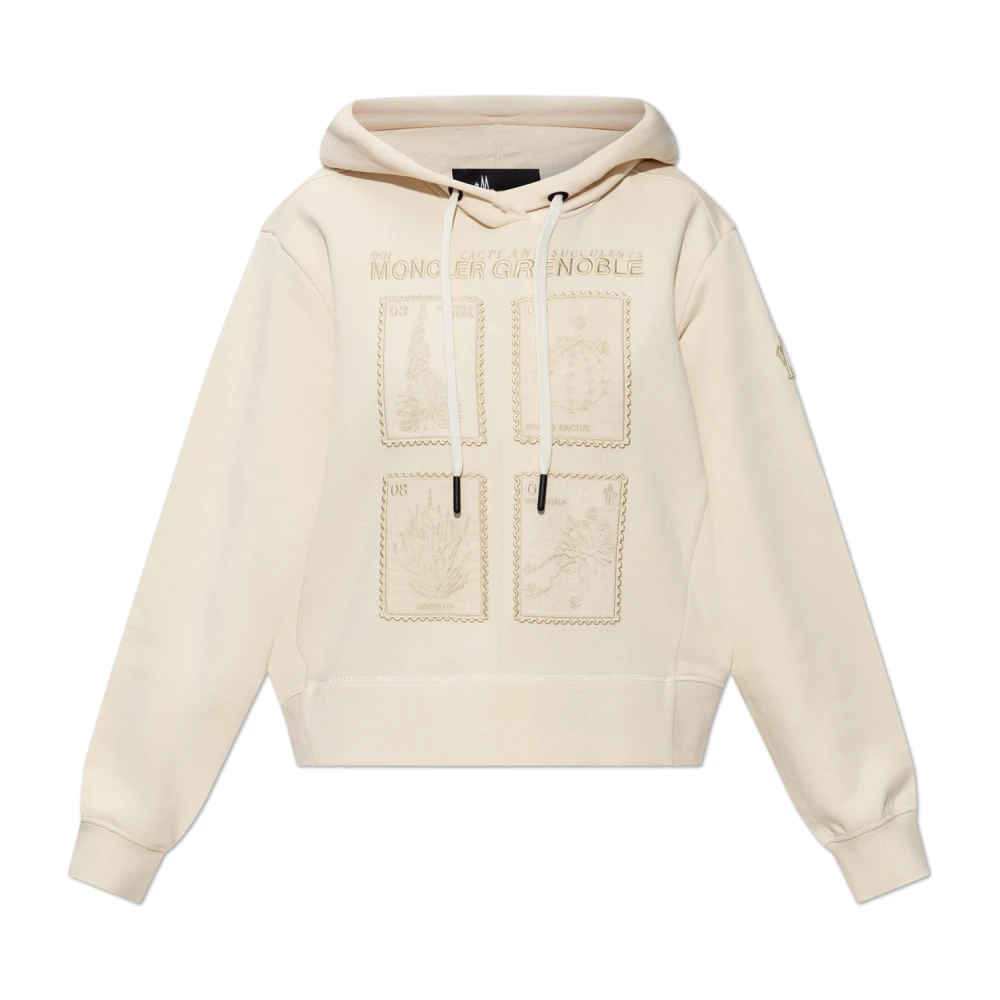 Moncler Damen Beige Sweatshirts & Hoodies, Xsgröße: