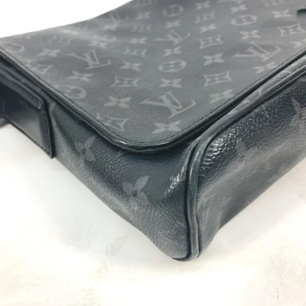 Louis Vuitton Vintage Pre-owned Cotton louis-vuitton-bags Gray Dames