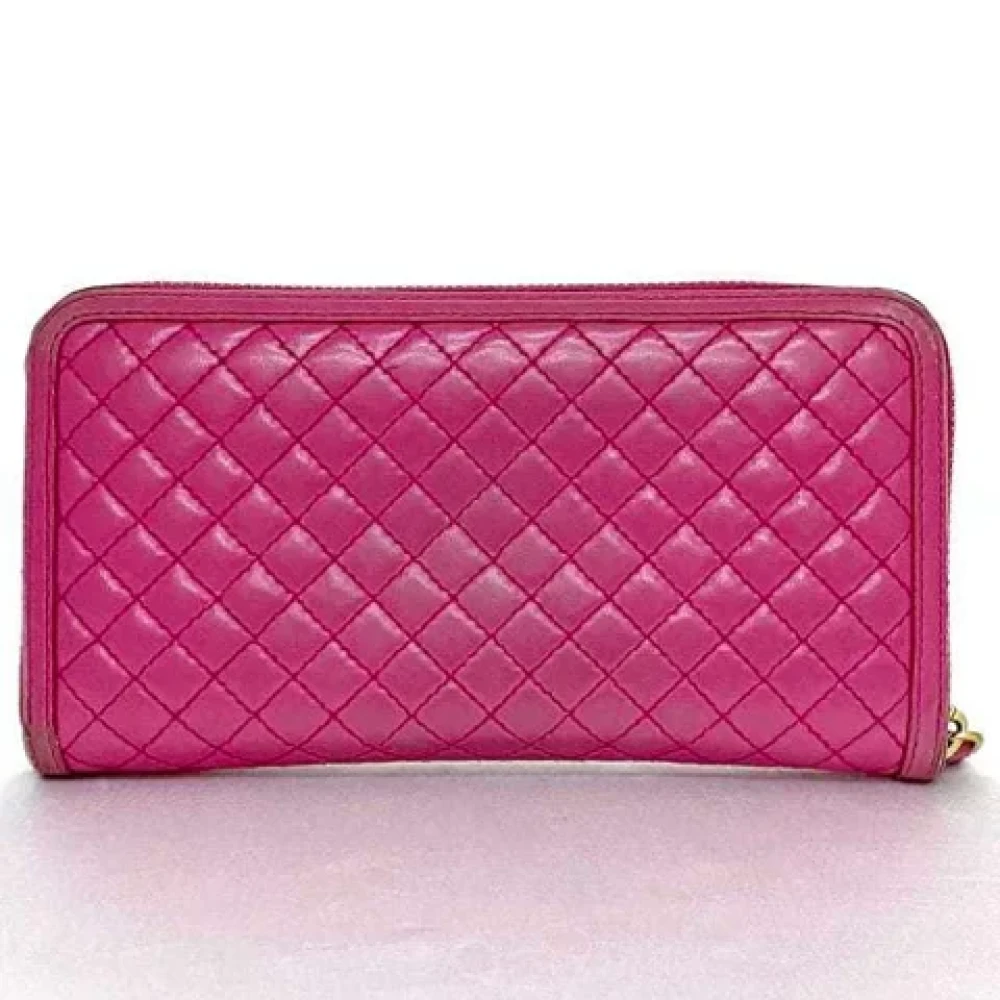 Prada Vintage Pre-owned Leather wallets Pink Dames