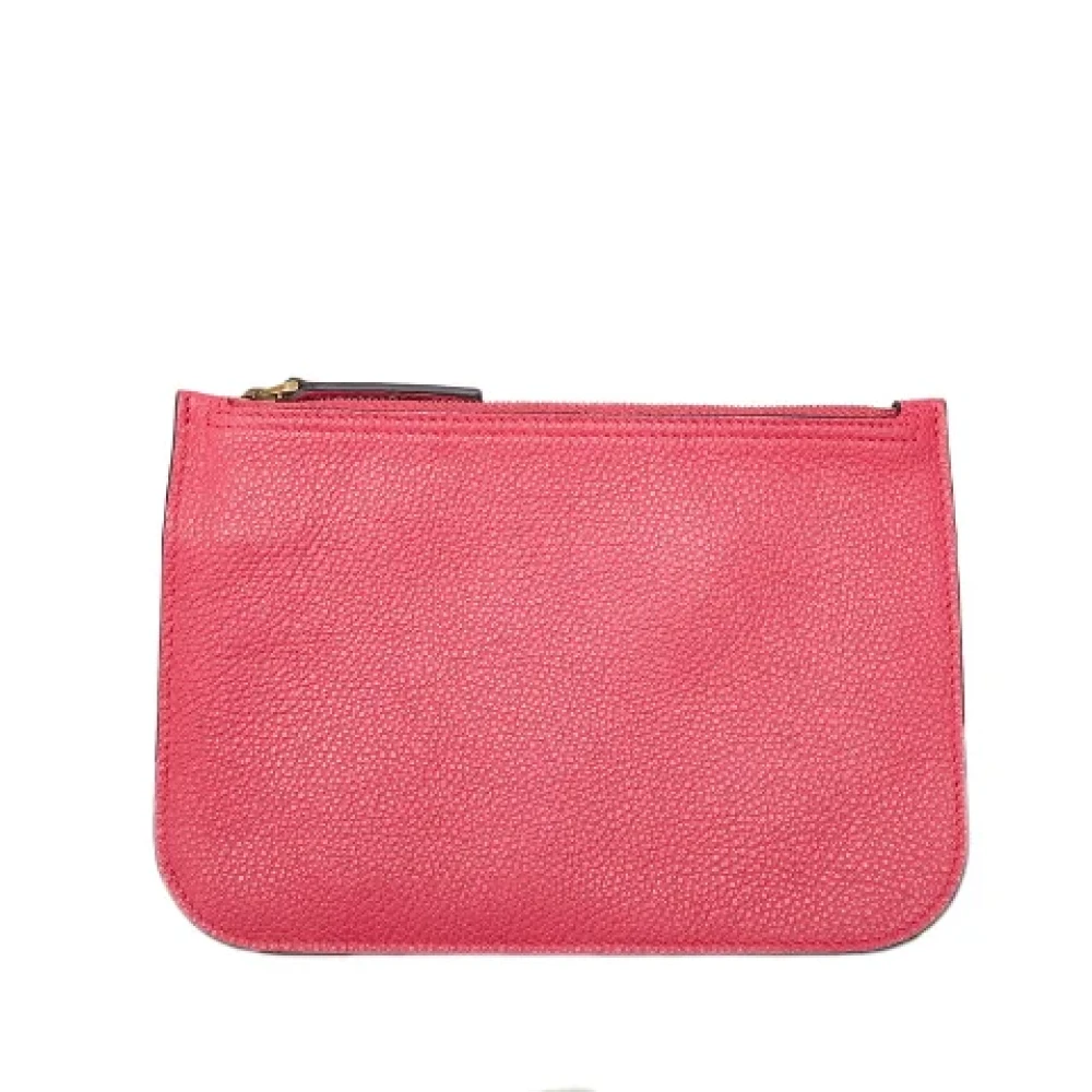 Gucci Vintage Pre-owned Leather backpacks Pink Dames