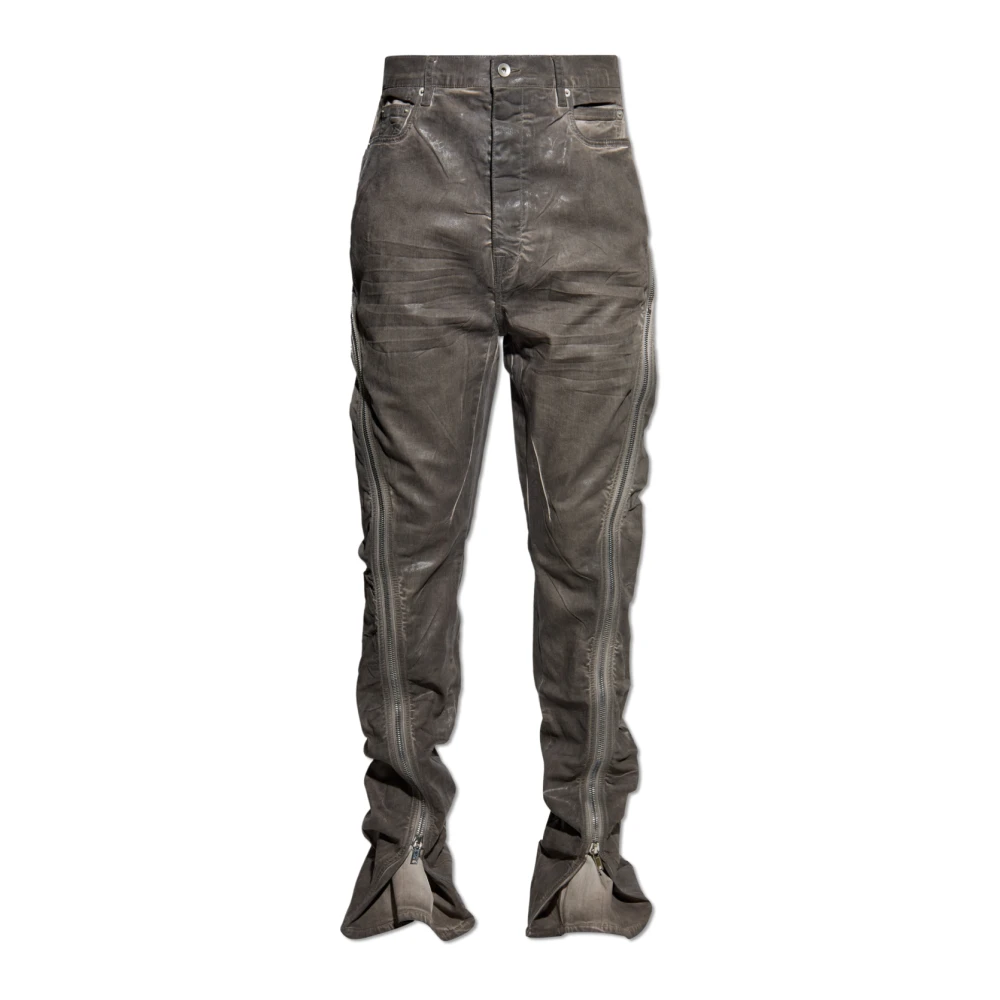 Rick Owens Broek Bolan Banaan Brown Heren