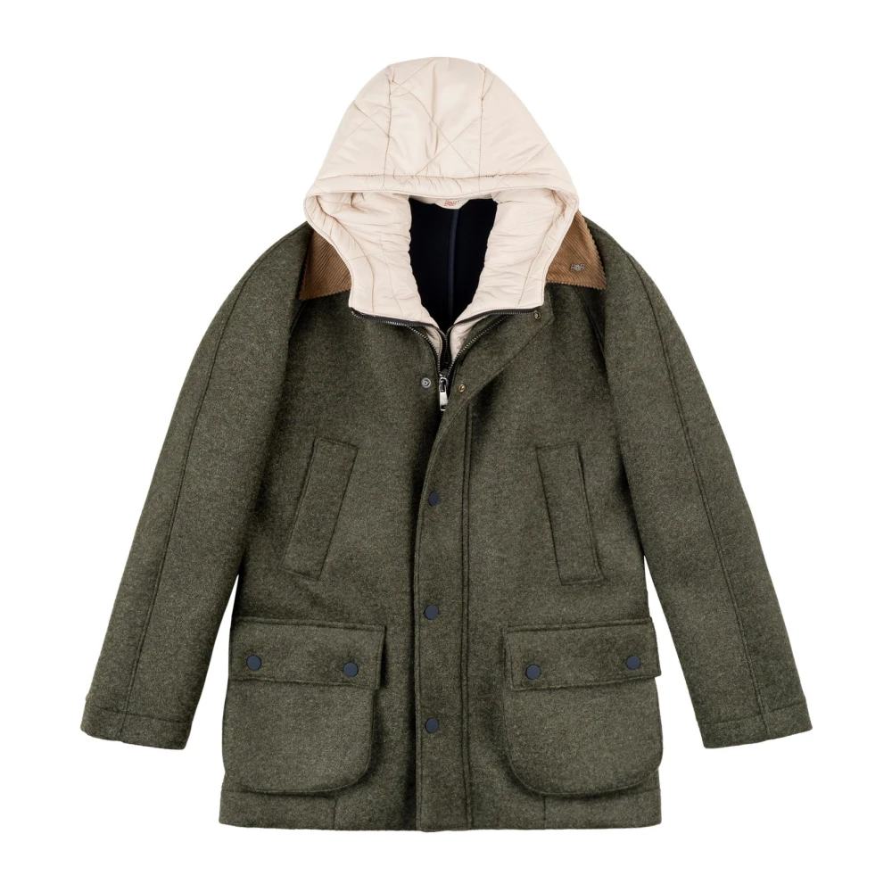 BOB Stijlvolle Jas Green Heren