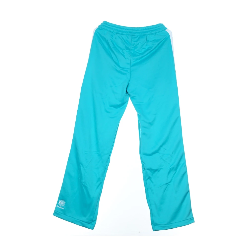 Reebok Cl R Snap Tp Womens Tracksuit Pants Solid Teal Blue Dames