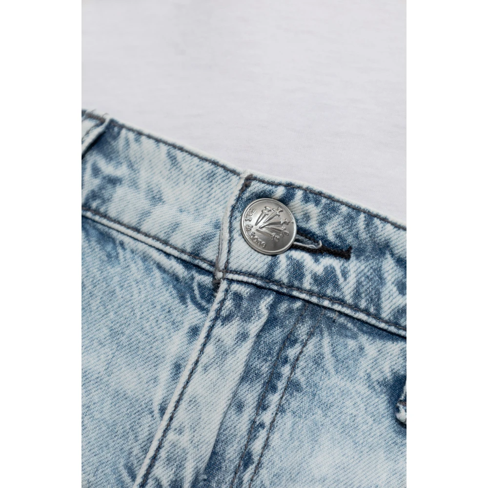 Rag & Bone Wijde broek Featherweight Sofie Blue Dames
