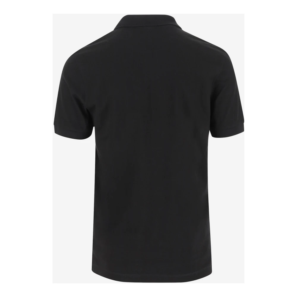 Hugo Boss Zwarte Katoenen Polo Shirt Regular Fit Black Heren