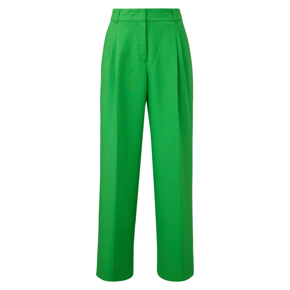 S.Oliver Hoge Taille Palazzo Broek Green Dames