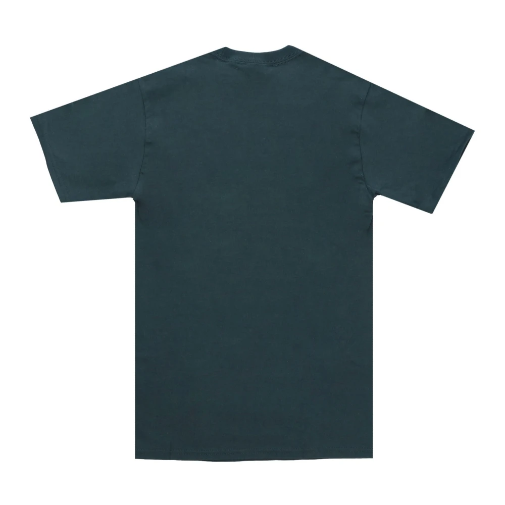 HUF Groene Logo Tee Korte Mouw Green Heren