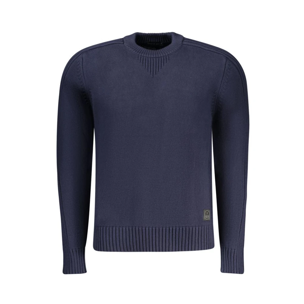 North Sails Men's Blue Crew Neck Jumper - Round-Neck Knitwear - 2XL - Knitwear