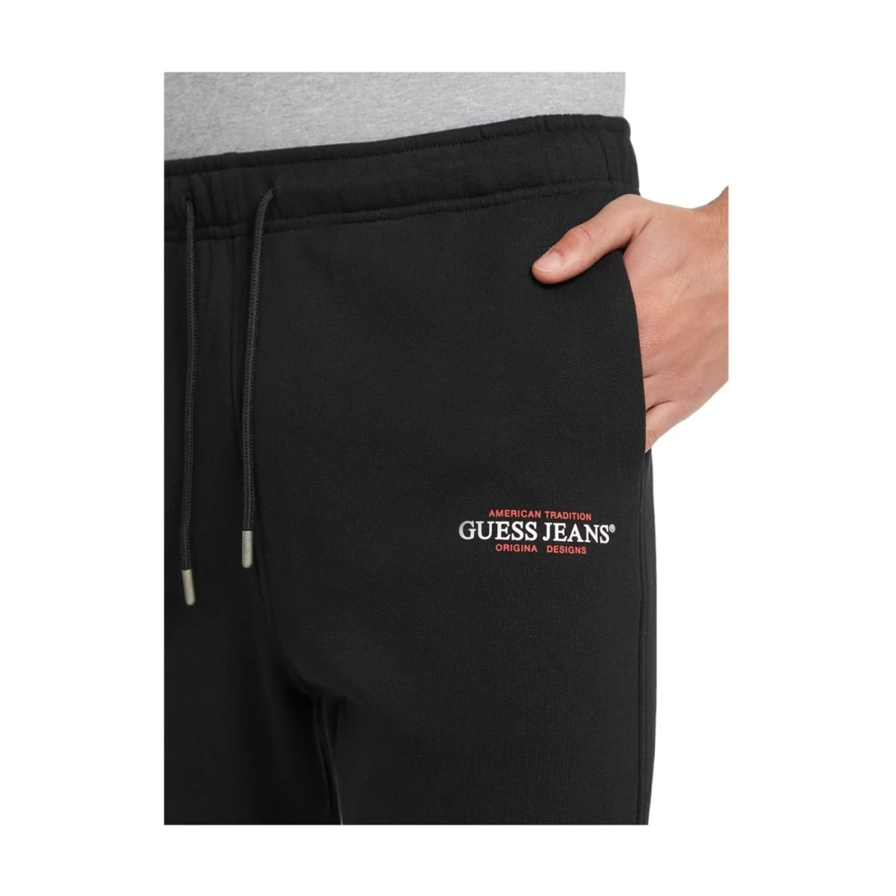 Guess Casual Sweatpants Black Heren