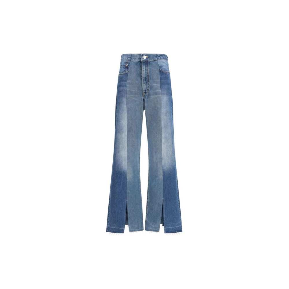 E.l.v. Denim Women's Blue Flare Jeans, W28, Flare Jeans