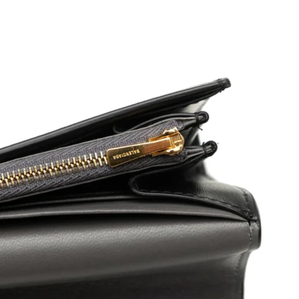 Balenciaga Vintage Pre-owned Leather wallets Black Dames
