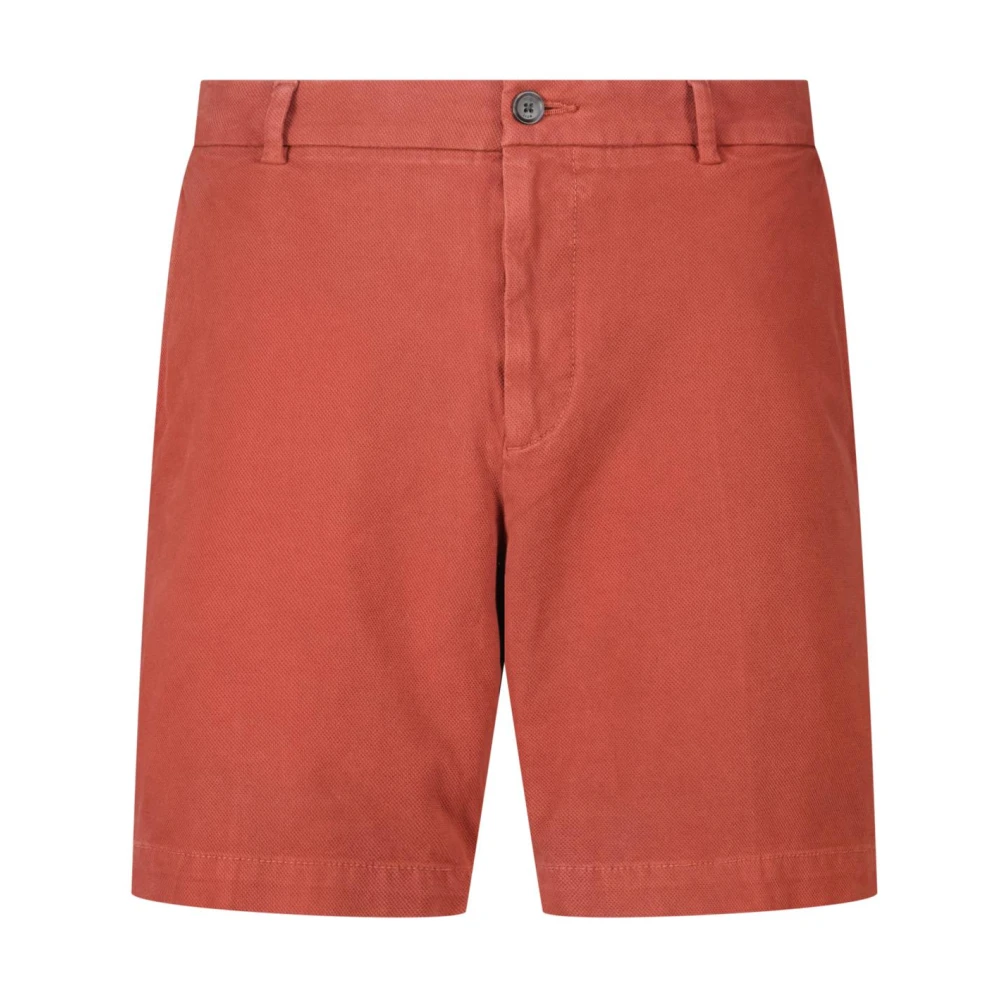Hugo Boss Casual Shorts Red Heren