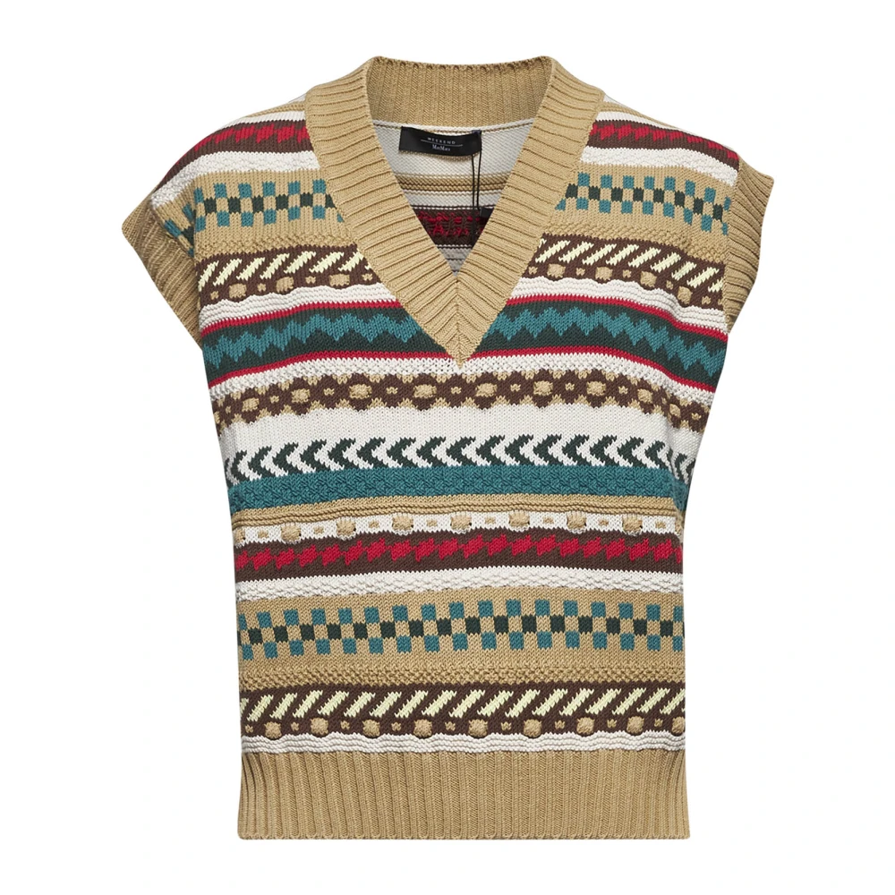 Knitwear > V-neck Knitwear - - Weekend Max Mara - Modalova