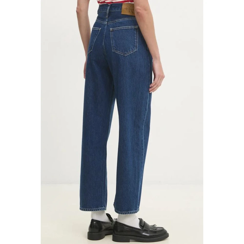 Calvin Klein Jeans Stijlvolle Denim Jeans Collectie Blue Dames