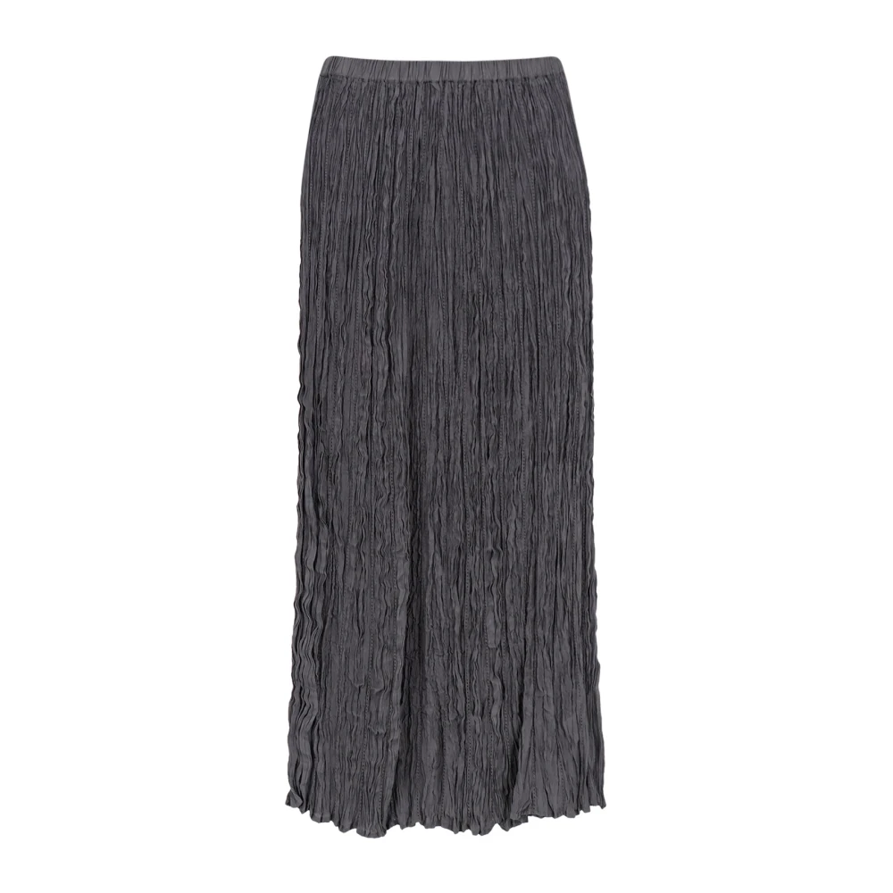 Alysi Women's Gray Maxi Skirts, 2XS, Maxi Skirt