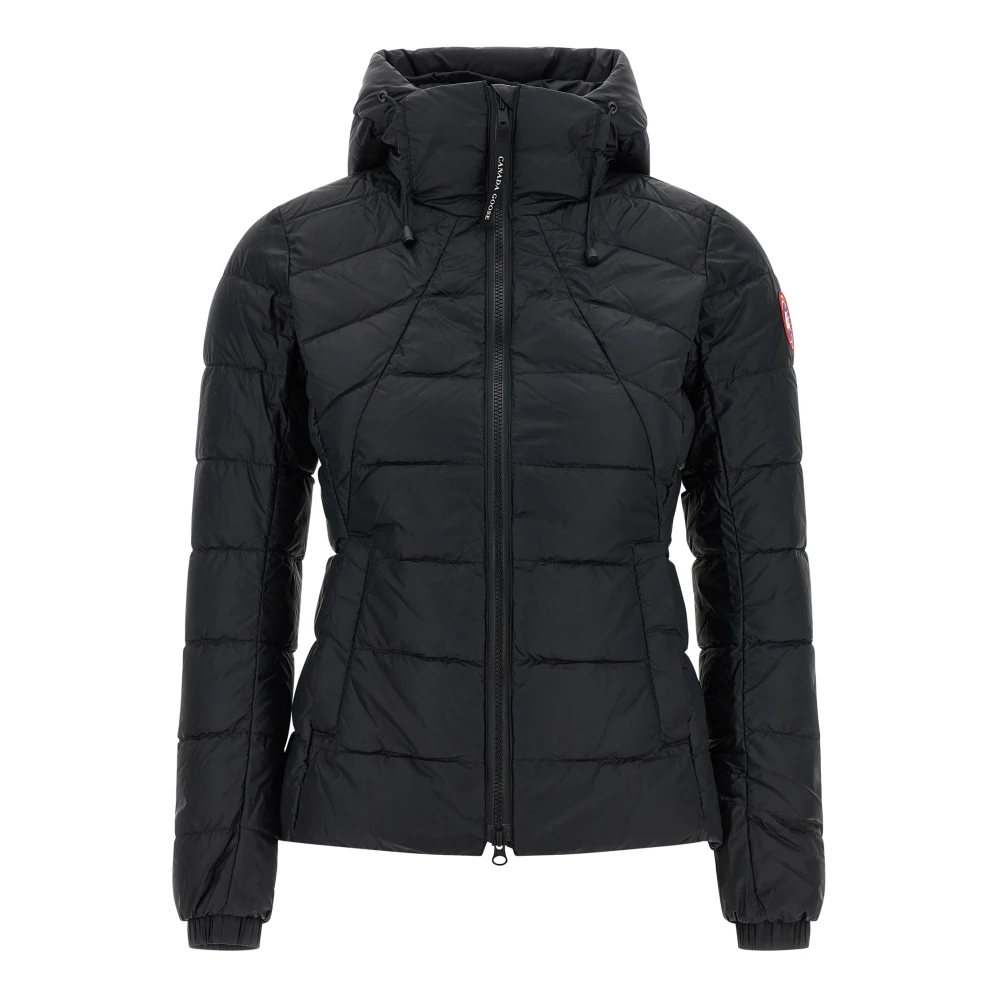 Canada Goose Women's Black Down Jackets, S, Abbott Hoody
