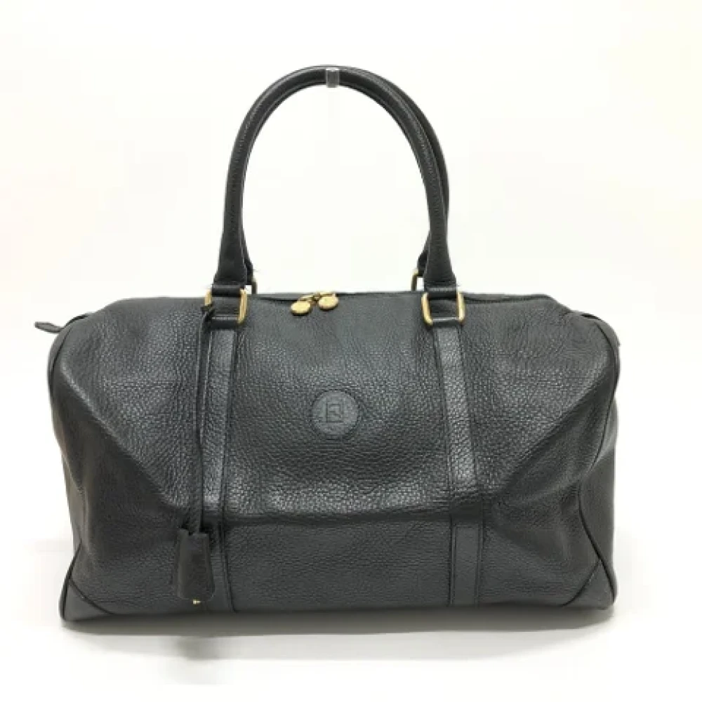 Fendi Vintage Pre-owned Leather fendi-bags Black Dames