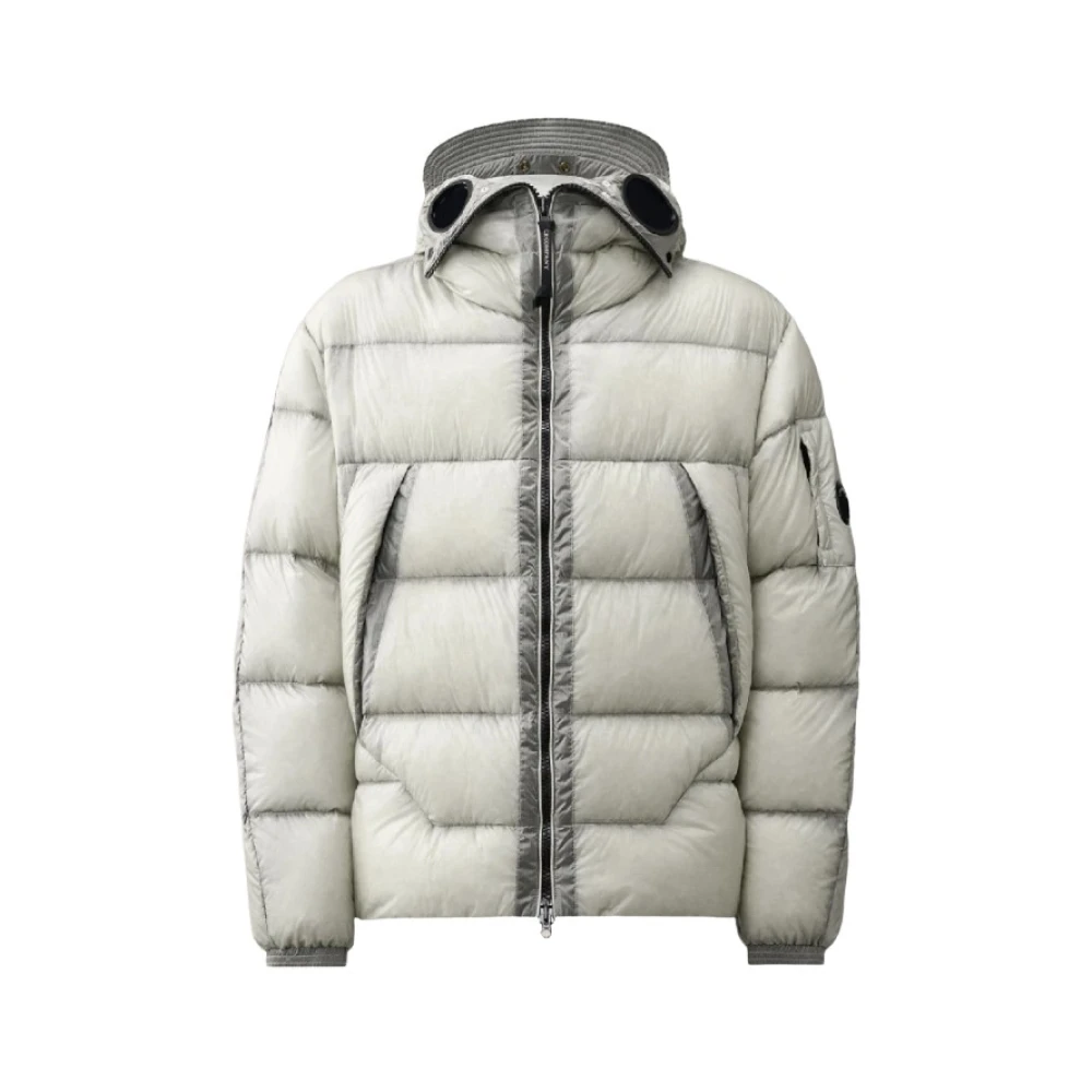 C.p. Company D.d. Shell Hooded Down Jacket - Male - Winter Jackets - Gray - S - Jackets