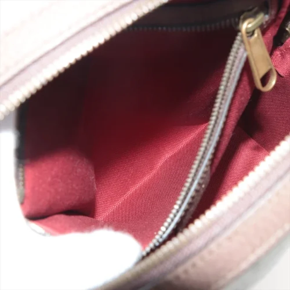Gucci Vintage Pre-owned Canvas backpacks Brown Dames
