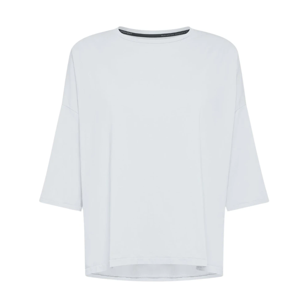 RRD Boxy Cut Oxford T-Shirt White Dames