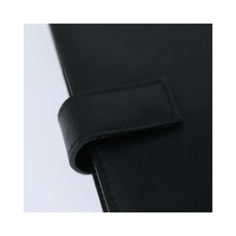 Gucci Vintage Pre-owned Leather home-office Black Dames