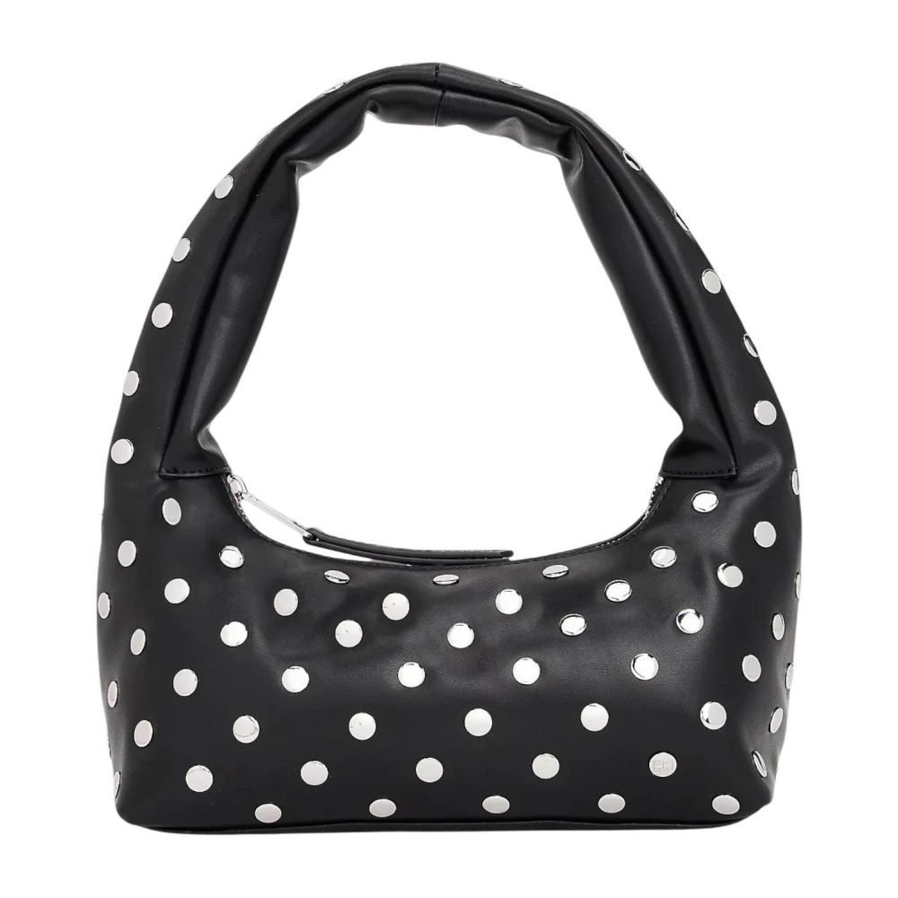 Tommy Jeans Women's Black Handbags, One Size, Holiday Stud Shoulder