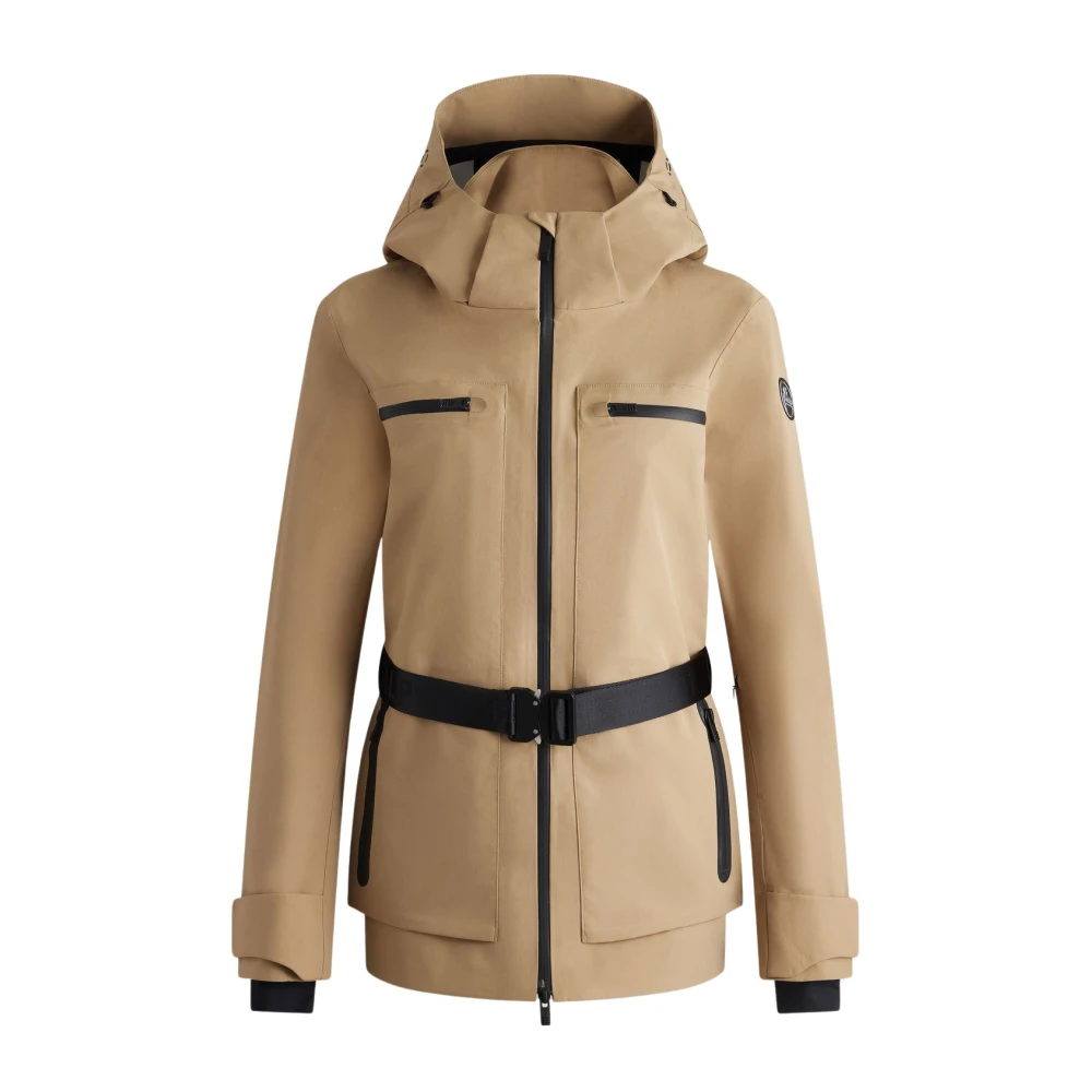 Fusalp Kvinno Beige Jackor Dam, 2XS, Polyester, Roppi Skidjacka