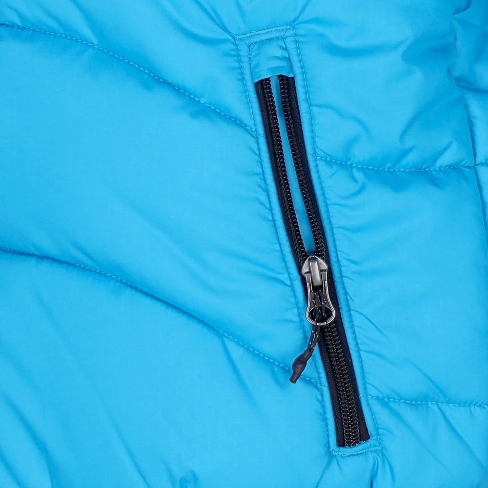 The North Face Blauwe akoestische hoge kraag donsjas Blue Heren