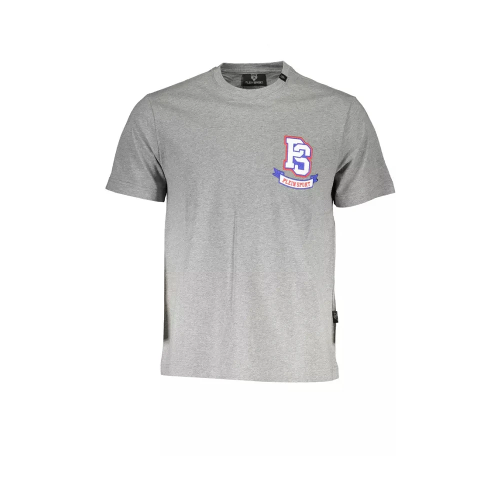 Plein Sport Men's Gray Cotton T-Shirt