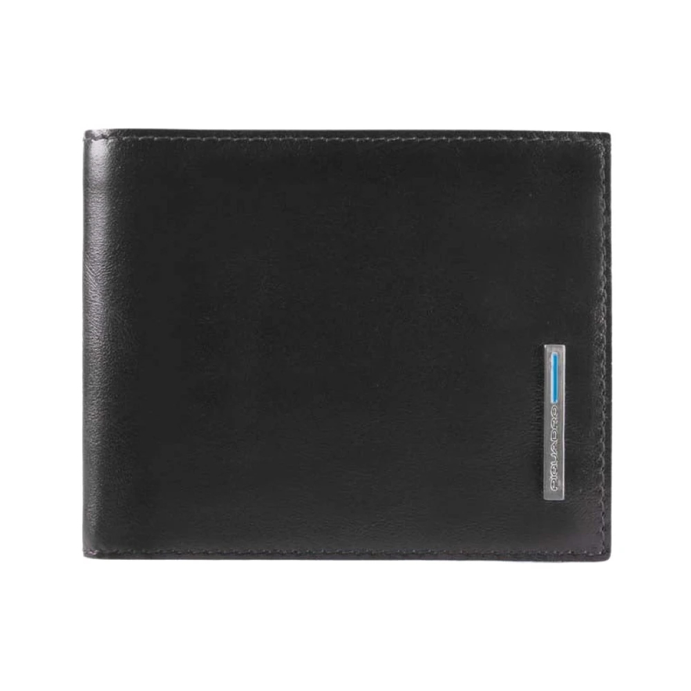 Piquadro Svart Blue Square Plånbok
