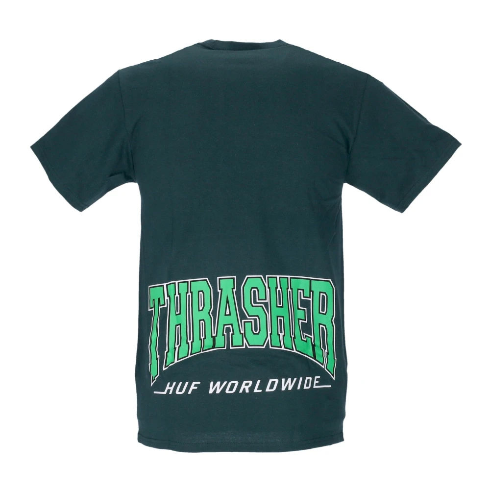 HUF Bosgroene Thrasher Tee Heren T-shirt Green Heren