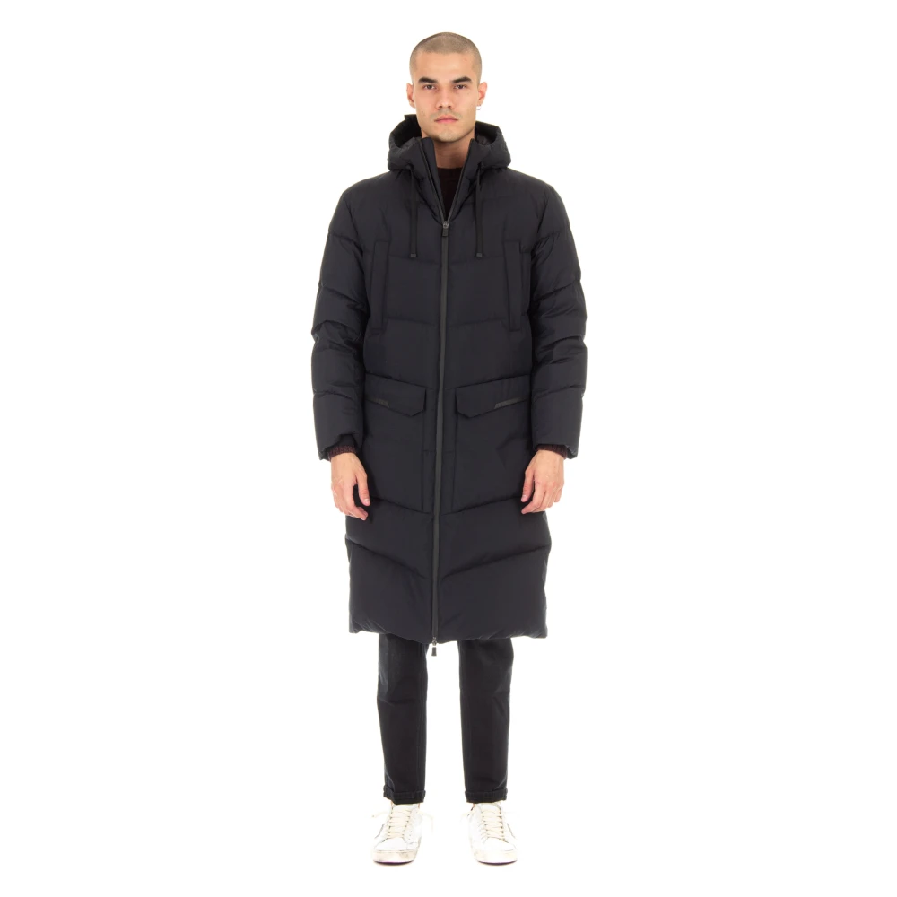 Herno - Coats > Down Coats - Blue - Herno - Modalova