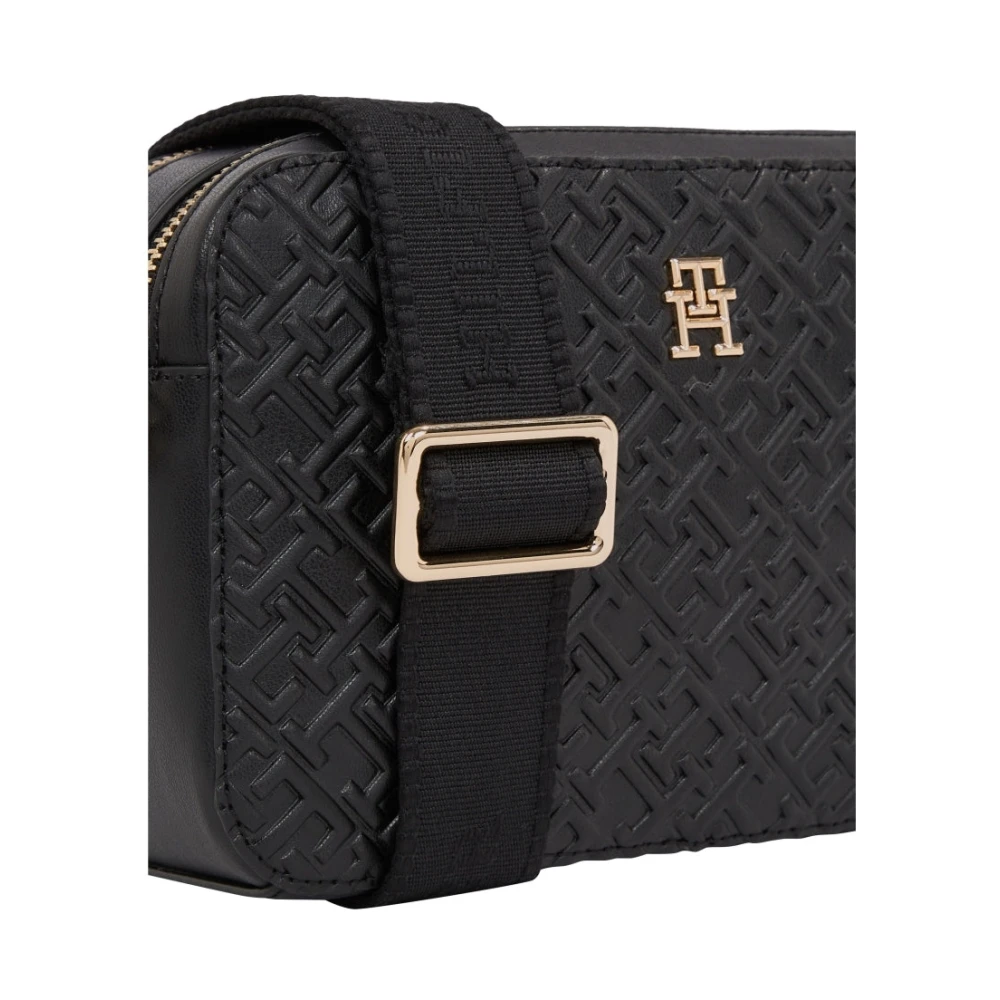 Tommy Hilfiger Zwarte Cross Body Cameratas Black Dames