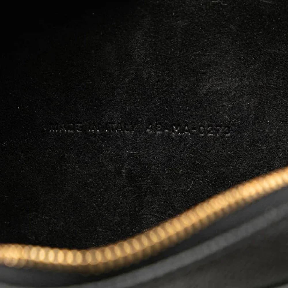 Dior Vintage Pre-owned Leather shoulder-bags Black Dames