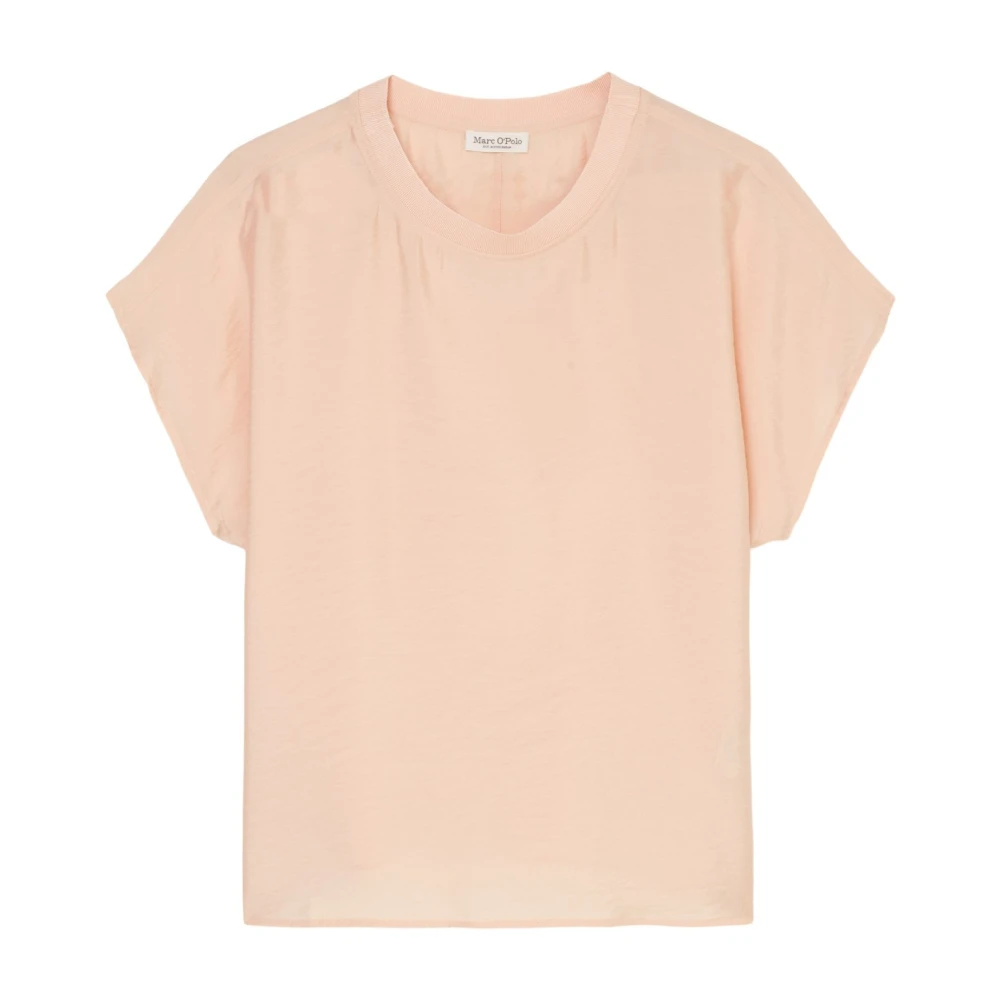 Marc O'Polo Top Ronde Hals 403111841007 Dry Rose Pink Dames