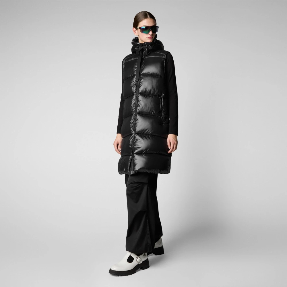 Save The Duck Zwarte Jassen voor Mannen en Vrouwen Black Dames
