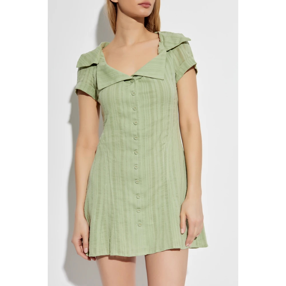 Cult Gaia Jurk Alix Green Dames