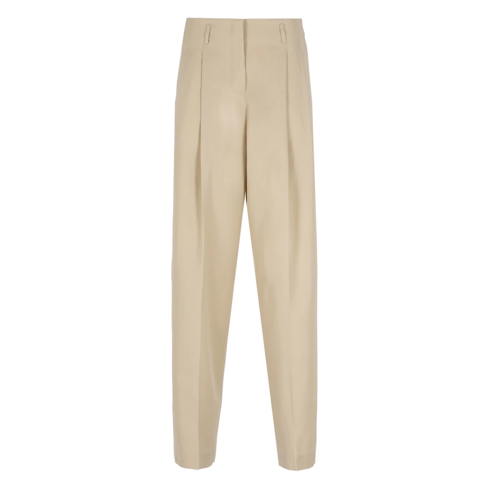 Golden Goose Beige Wollen Broek met Sterdetail Beige Dames