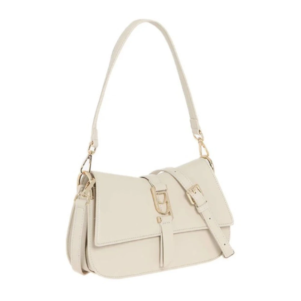 Byblos Giselle Schoudertas met Aangepast Verticaal Accessoire White Dames