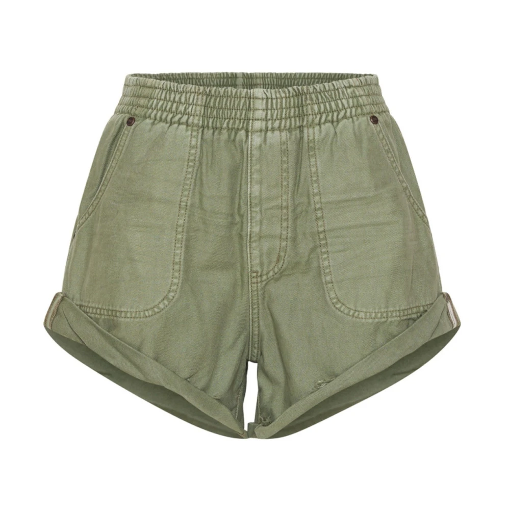 One Teaspoon Groene Dames Shorts Casual Stijl Green Dames