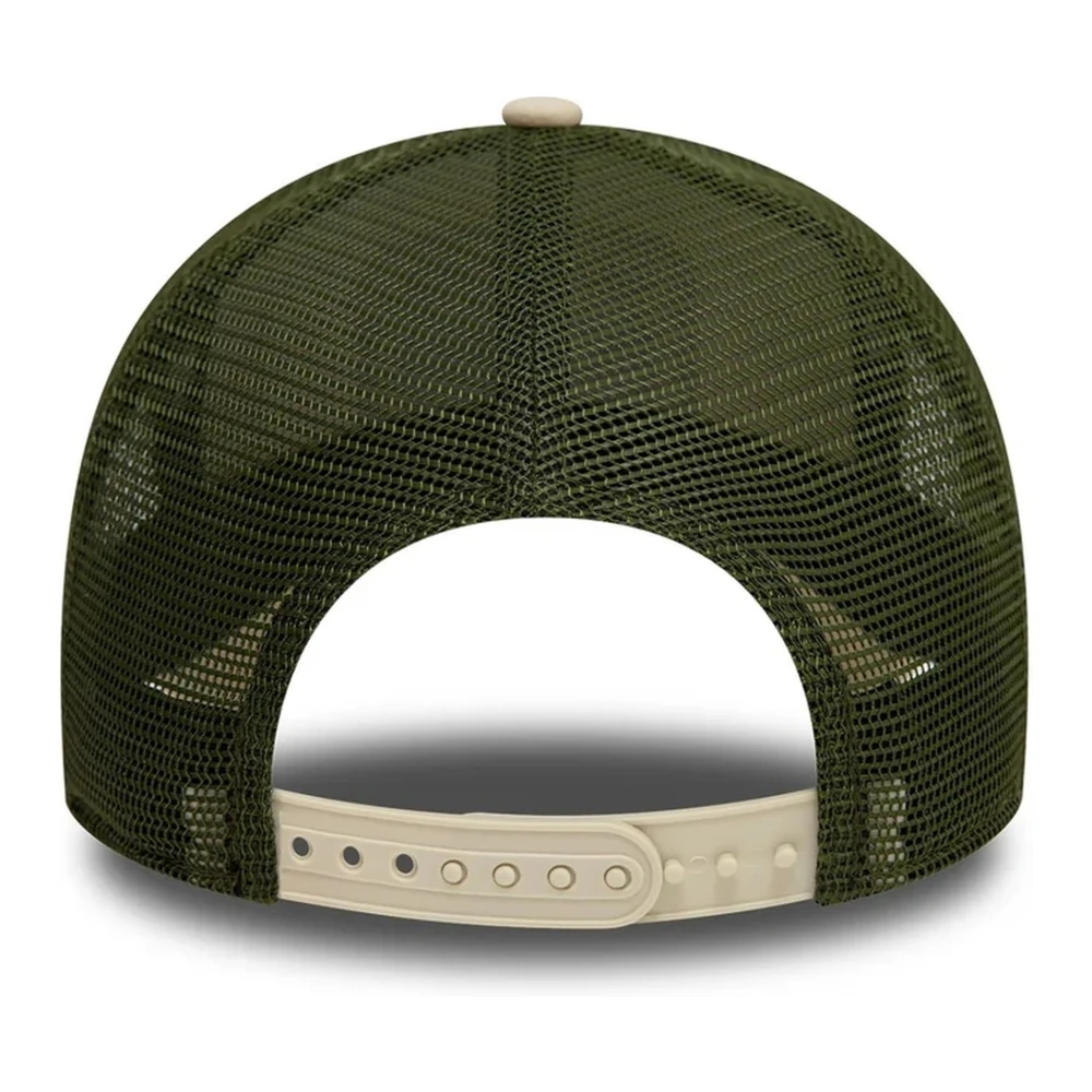 new era Beige Patch Trucker Hat Beige Heren