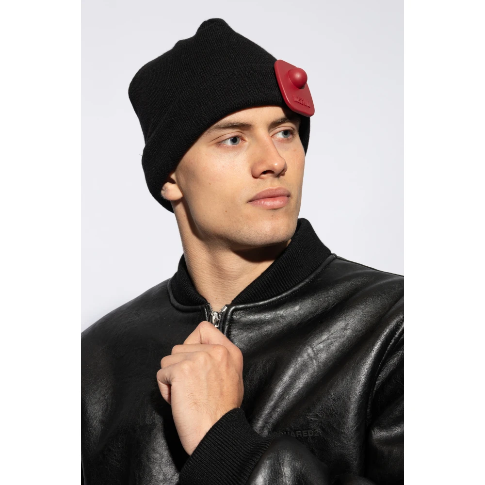 Moschino Wollen muts Black Heren