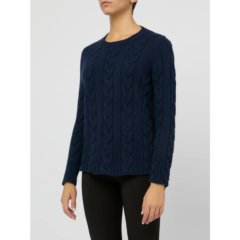 Kangra Blauwe Trui voor Vrouwen Aw24 Blue Dames
