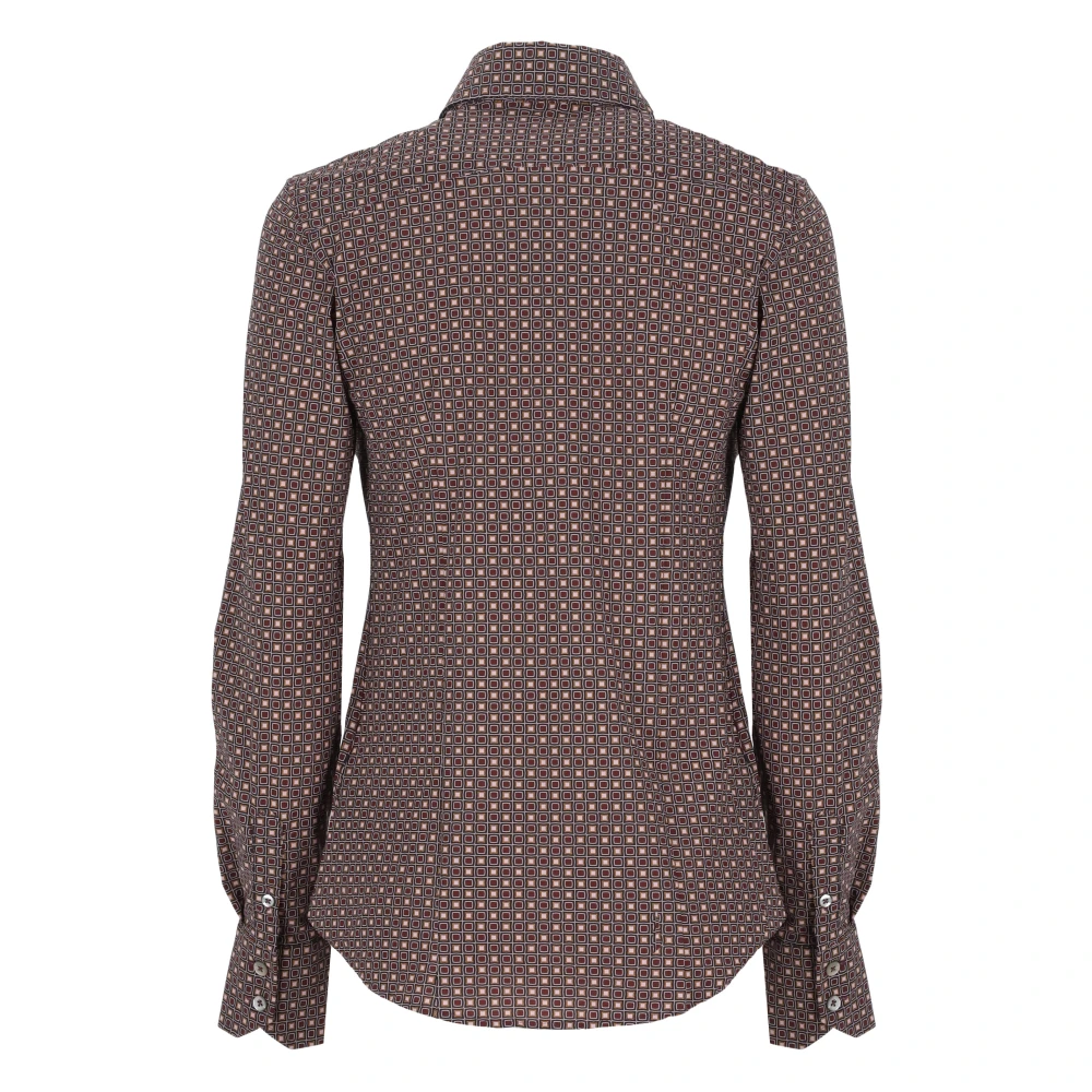 RRD Roze Geometrisch Patroon Shirt voor Vrouwen Multicolor Dames