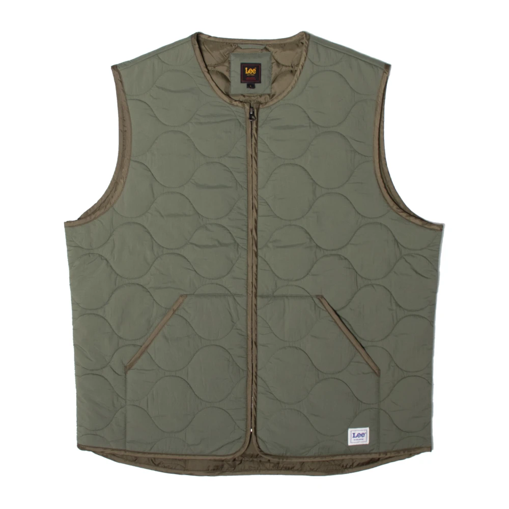 Lee Mannen Olive Grove Vest Jas Green Heren